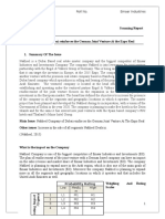 Name Roll No. Emaar Industries: Probability Rating