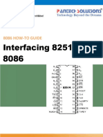 Interfacing 8251 With 8086