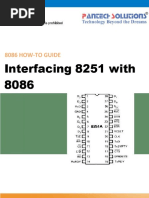 Interfacing 8251 With 8086