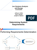 Determining System Requirements: Modern Systems Analysis and Design