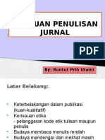 Panduan Penulisan Jurnal