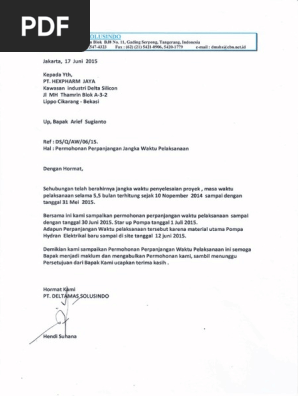 Contoh Surat Permohonan Restrukturisasi Kredit Bank Bagi Contoh Surat