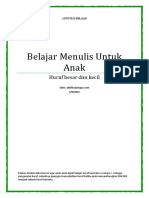 Belajar Menulis Untuk Anak PDF