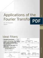 Applications of The Fourier Transform Filters