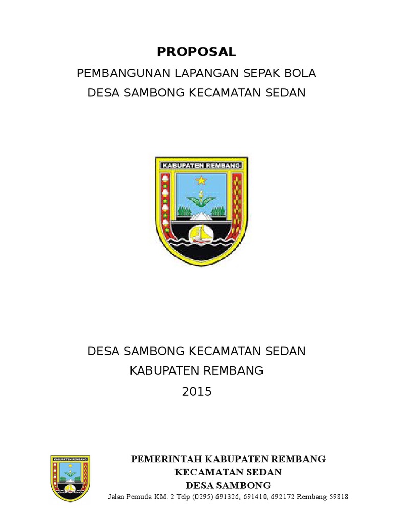Proposal Sepak Bola