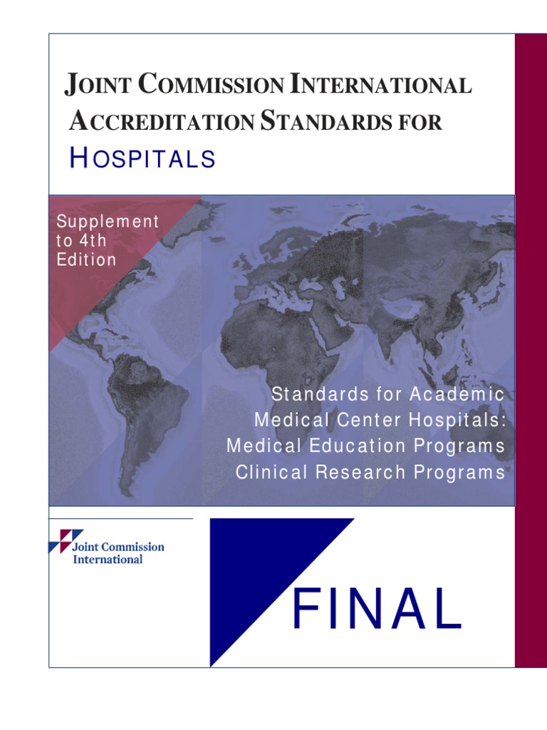 Jci_acreditation Standards for Hospitals Clinical Trial Patient Safety