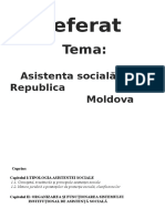 Evolutia Asistenta Sociala in Moldova