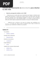 Cuestionario Diseño Web