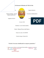 2do. Redaccion - 20 Oraciones de Las Categorias Gramaticales.