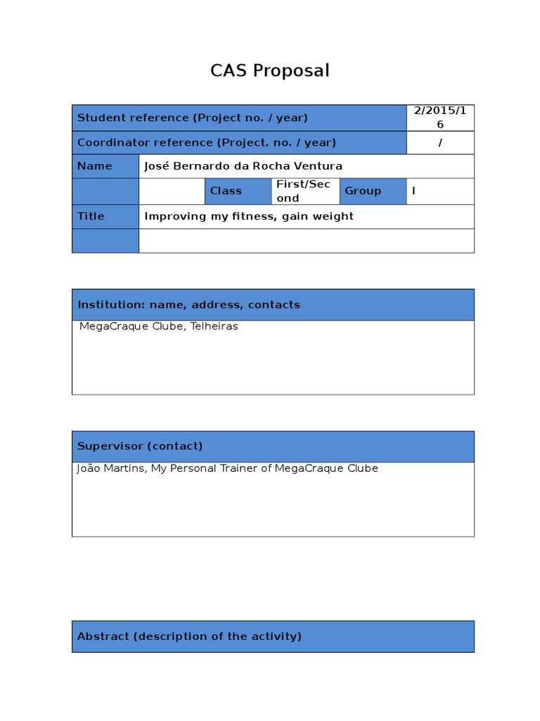 Fitness Improvement Plan at MegaCraque | PDF