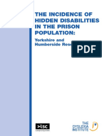 The Incidence of Hidden Disabilities in The Prison Population - UK 2005