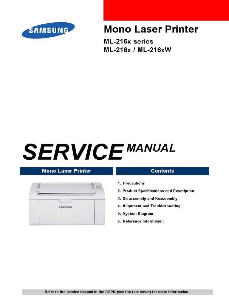 Samsung ML 2160 service manual.pdf | Electrostatic Discharge | Ac Power