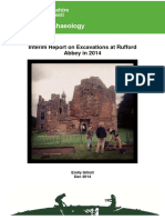 Rufford Abbey Excavations 2014 - Interim Report