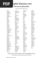 List of Common Abstract Nouns