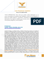 Impactos Movimiento Ciudadano 07 de Abril 2016