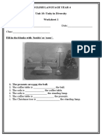 Worksheet Grammar W1