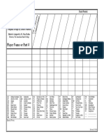 Percussion Chart