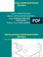 INSTALACIONES HIDROSANITARIAS (Muebles)