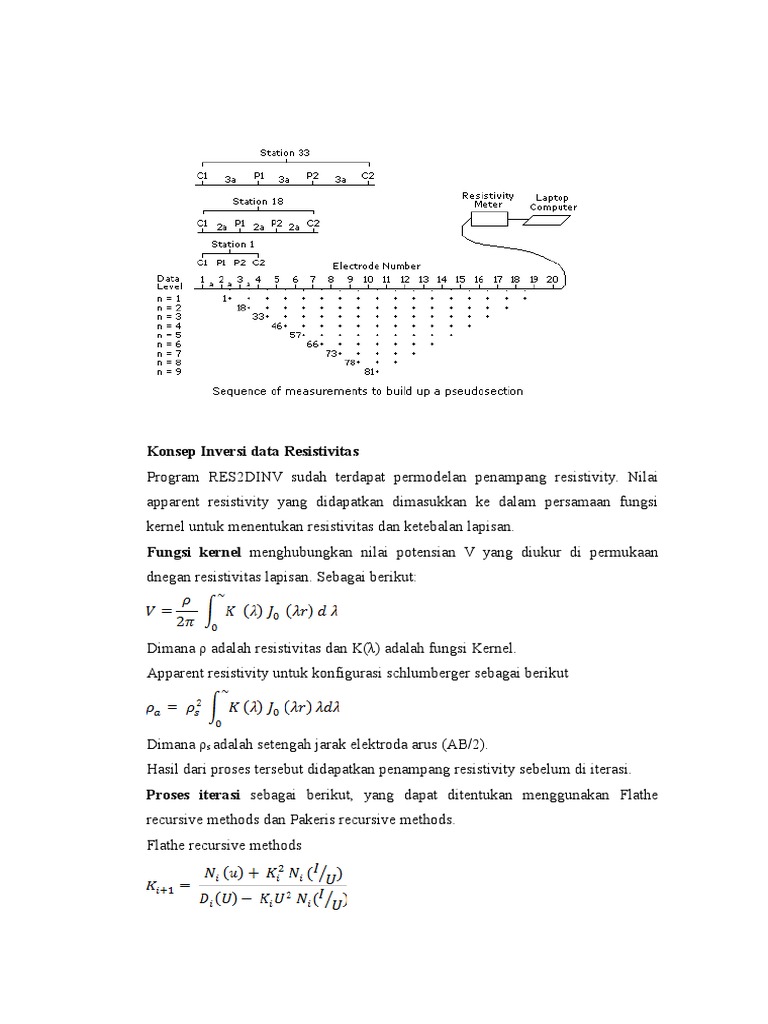 Inversi Data Resistivitas dengan RES2DINV | PDF | Sains & Matematika