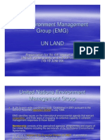 UN Environment Management Group (EMG) Un Land