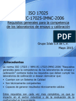 Presentación ISO 17025
