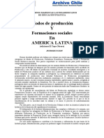 Ediciones El Topo Obrero - Modos de Producción y Formaciones Sociales en América Latina