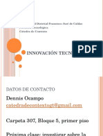 Innovación Tecnológica I