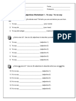 Adjectives Singular W Ks 1