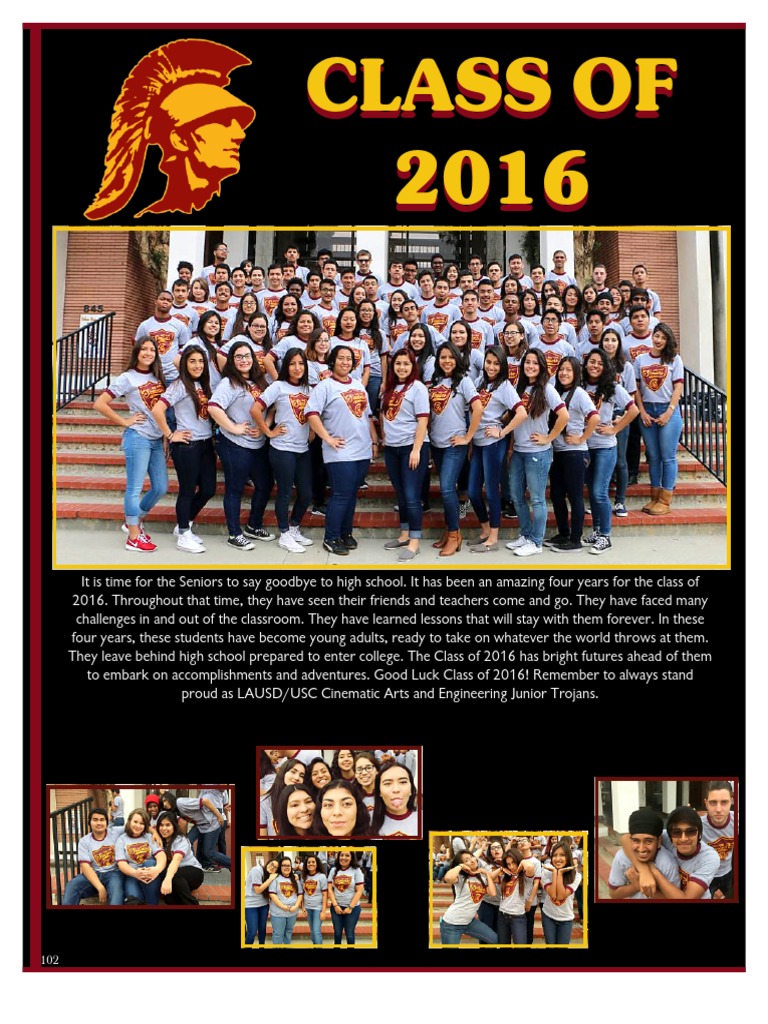 Farewell to Class of 2016: A Tribute | PDF