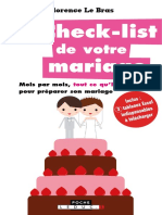 La Check-List de Votre Mariage