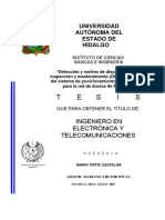 Detección y Rastreo de Dispositivos de Inspección y Mantenimiento (DIM) Por Medio Del Sistema de Posicionamiento Global (GPS) Por La Red de Ductos de PEMEX