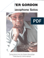 Free Alto Sax Solos Sheet Music