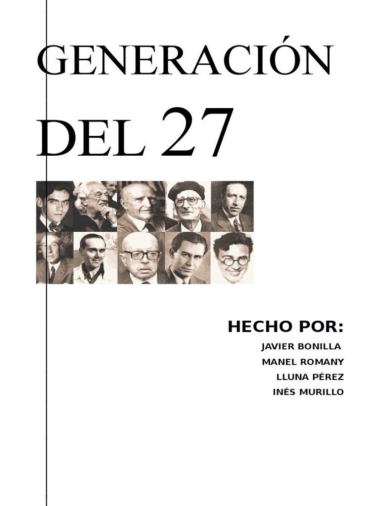 Contexto y Autores de la Generación del 27 | PDF | Poesía | Science