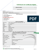 Formulário Certificado Digital