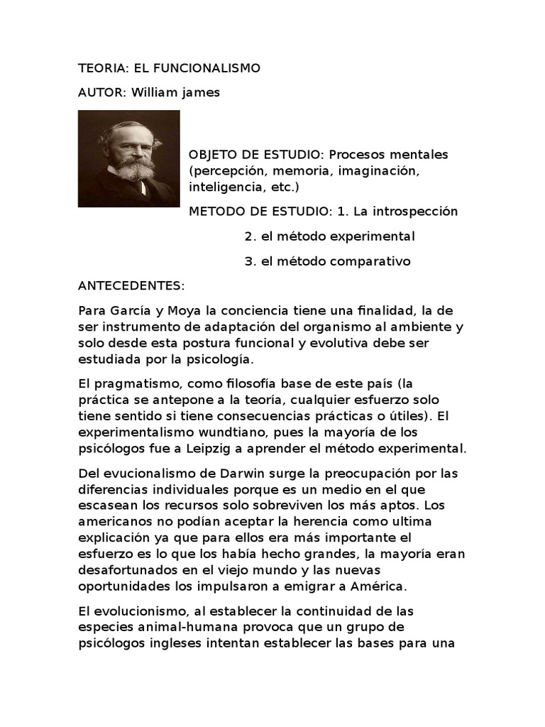 Teoria de William James para Blog | PDF | Sicología | Neurociencia