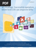 4G Strategy - Successful Operators Show How LTE Can Improve KPIs Extract - November 2013