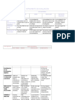 Intrumento de Evaluación