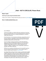 HatonBerkeley Speculative Invoicing Alert - NOT A CIRCULAR Please Read