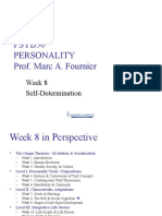PSYB30 Personality Prof. Marc A. Fournier: Week 8 Self-Determination