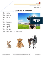 The Animals in Summer LVL Aa Passage