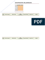 Programación de La Amortización de Préstamo