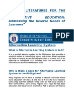 Alternative Education: Addressing The Diverse Needs of Learners
