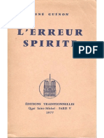 L'Erreur Spirite 1977