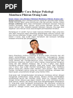 Download Dasar Dasar Cara Belajar Psikologi Membaca Pikiran Orang Lain by Mivta Cha Minata SN307386508 doc pdf