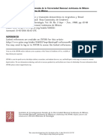 Politicas Economicas de Choque y Transicion Democratica en Argentina y Brasil