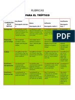 Rubricas de Evaluacion