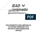 Contabilidade - Proc Sociedade