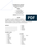 Informe Laboratorio Densidad