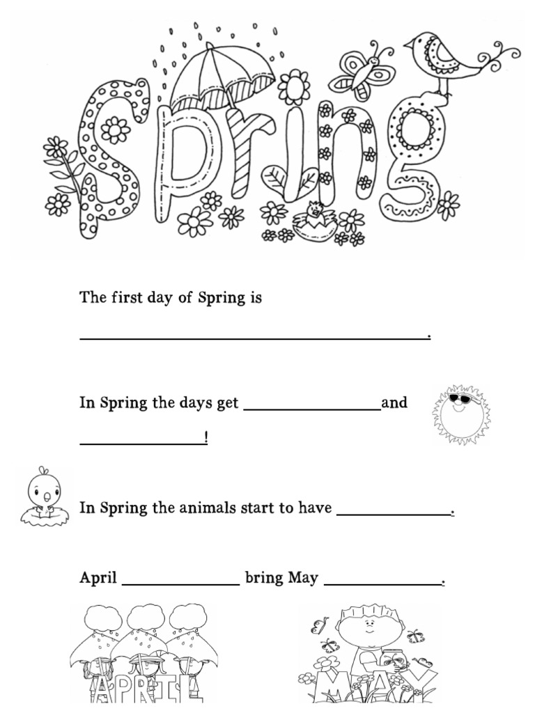 Spring Facts for Kindergarten Kids | PDF