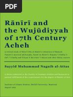 Download Raniri and the Wujudiyyah of 17th Century Acheh by AM SN307397010 doc pdf